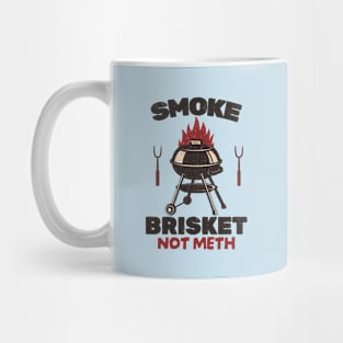 Smoke Brisket Not Meth / retro Mug